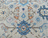 12 Ft Silver Gray Aryana Afghan Hand Knotted Veg Dye Wool Runner Rug